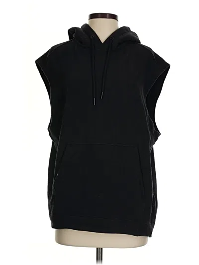 Pre-owned Athleta Poncho In Black