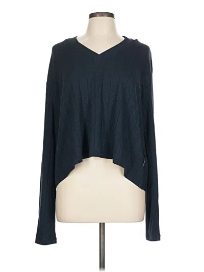 Pre-owned Athleta Poncho In Blue