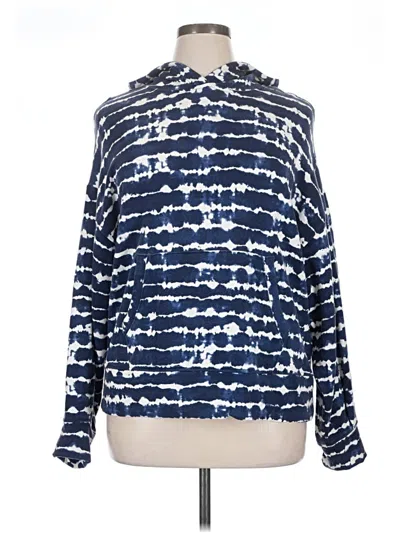 Pre-owned Athleta Poncho In Blue