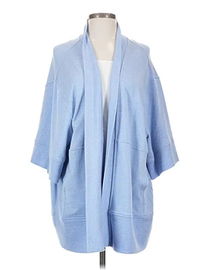 Pre-owned Athleta Poncho In Blue