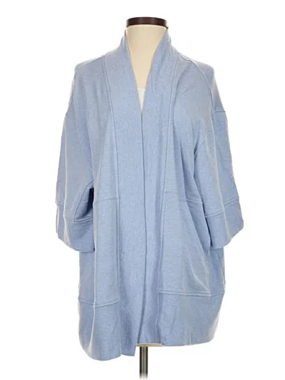 Pre-owned Athleta Poncho In Blue