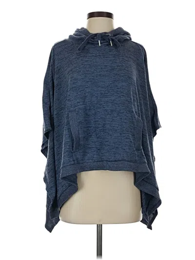 Pre-owned Athleta Poncho In Blue