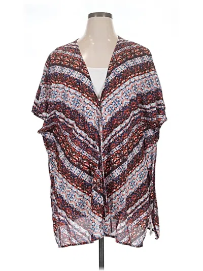 Pre-owned Athleta Poncho In Brown