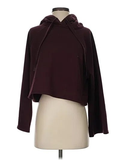Pre-owned Athleta Poncho In Burgundy