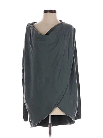 Pre-owned Athleta Poncho In Gray