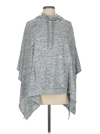 Pre-owned Athleta Poncho In Gray
