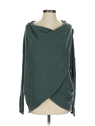 Pre-owned Athleta Poncho In Green