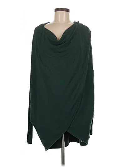 Pre-owned Athleta Poncho In Green