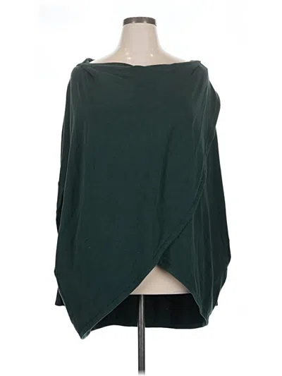 Pre-owned Athleta Poncho In Green