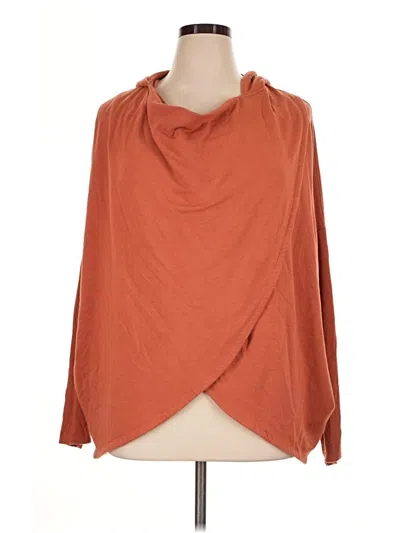 Pre-owned Athleta Poncho In Orange