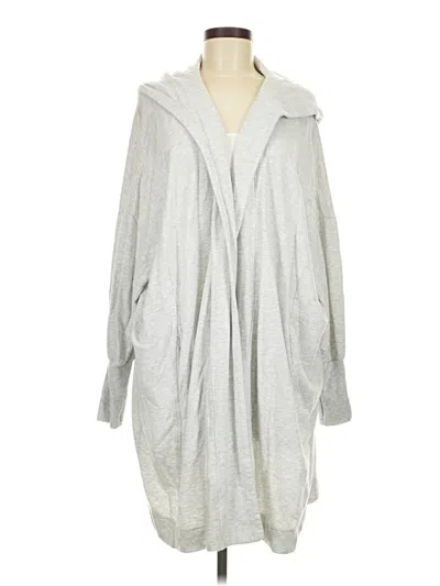 Pre-owned Athleta Poncho In Silver