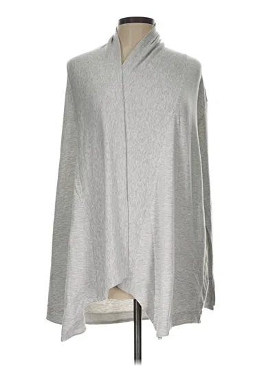 Pre-owned Athleta Poncho In Silver