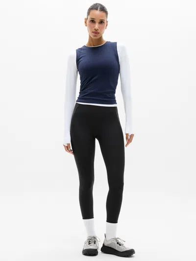 Athleta Powermove Smooth Rise Legging In Black