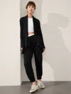 Athleta Pranayama Restore Rib Wrap In Black Rib
