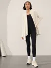 Athleta Pranayama Restore Rib Wrap In Pelican Cream Rib