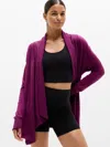 Athleta Pranayama Restore Wrap In Purple