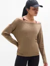 Athleta Presence Practice Sweatshirt In Clay