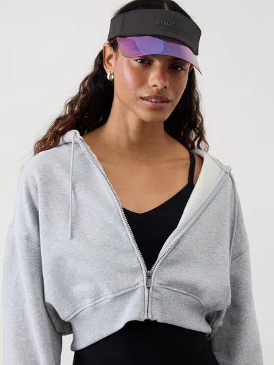 Athleta Prism Visor In Metallic Purple