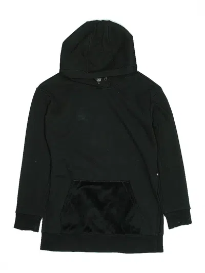 Pre-owned Athleta Kids' Pullover Hoodie In Black