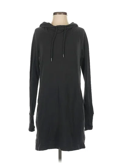 Pre-owned Athleta Pullover Hoodie In Black