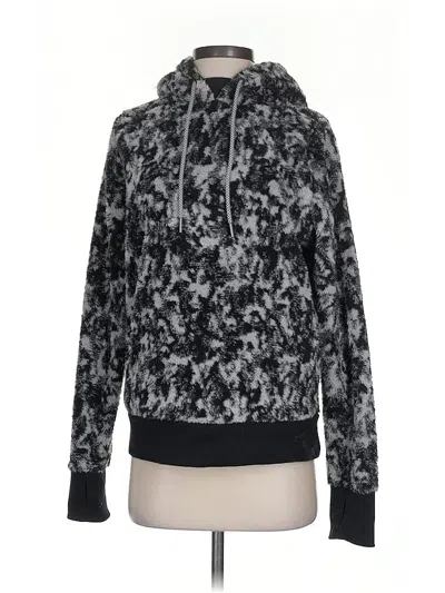 Pre-owned Athleta Pullover Hoodie In Black