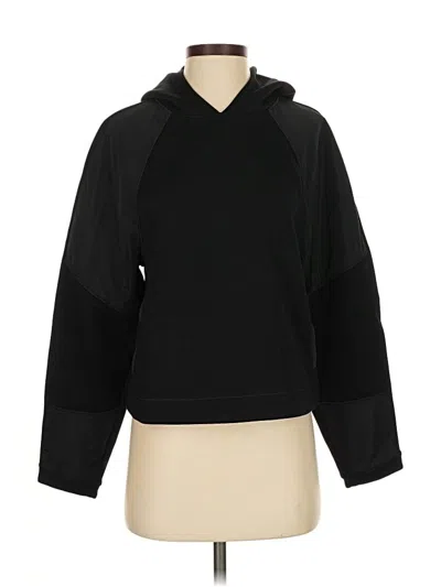 Pre-owned Athleta Pullover Hoodie In Black