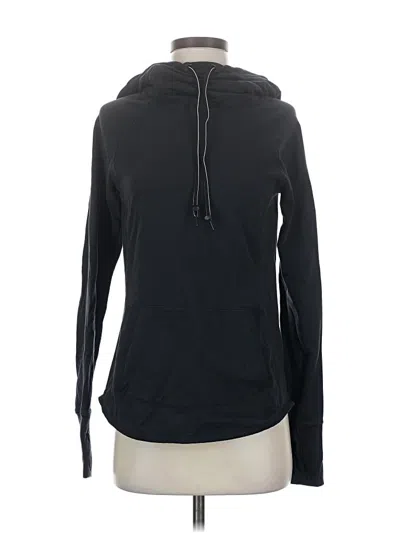 Pre-owned Athleta Pullover Hoodie In Black