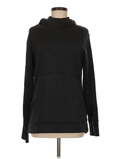 Pre-owned Athleta Pullover Hoodie In Black