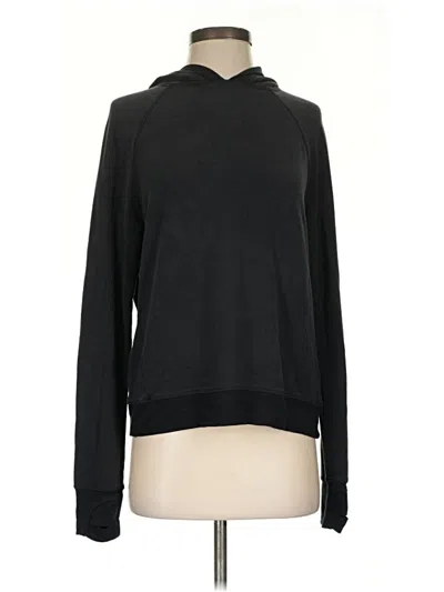 Pre-owned Athleta Pullover Hoodie In Black