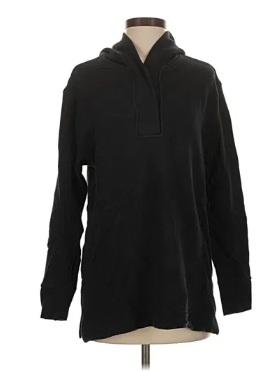 Pre-owned Athleta Pullover Hoodie In Black