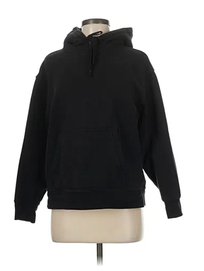 Pre-owned Athleta Pullover Hoodie In Black