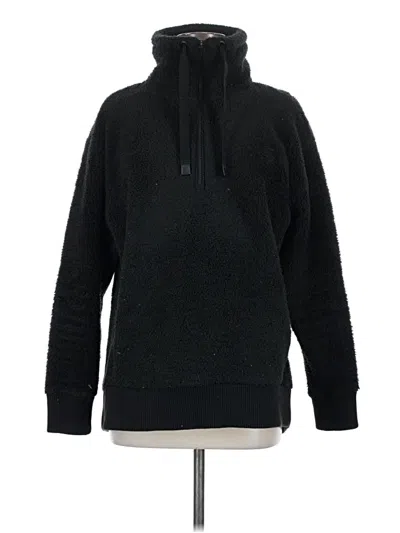 Pre-owned Athleta Pullover Hoodie In Black