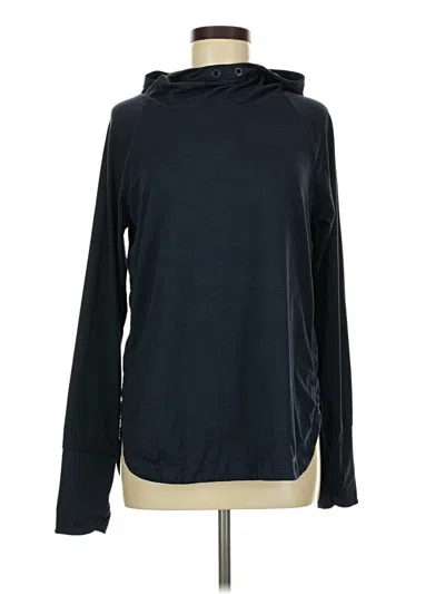 Pre-owned Athleta Pullover Hoodie In Black