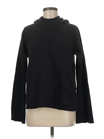 Pre-owned Athleta Pullover Hoodie In Black
