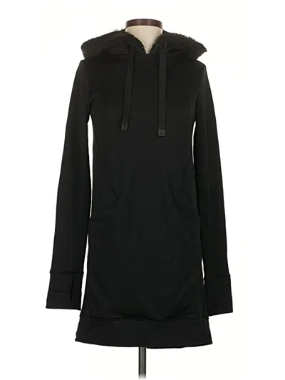 Pre-owned Athleta Pullover Hoodie In Black