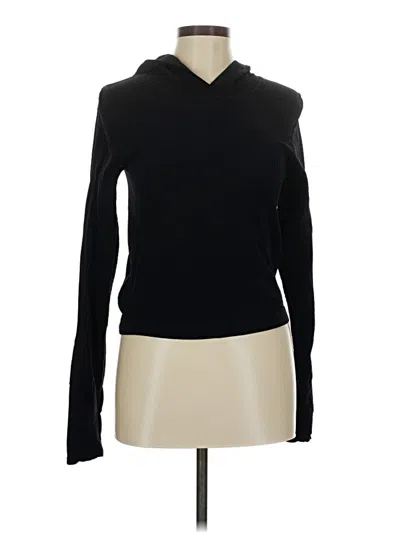 Pre-owned Athleta Pullover Hoodie In Black