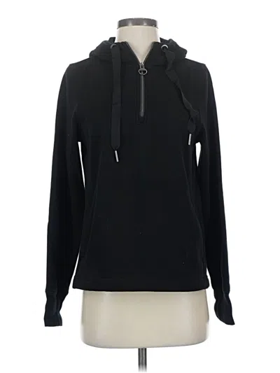 Pre-owned Athleta Pullover Hoodie In Black