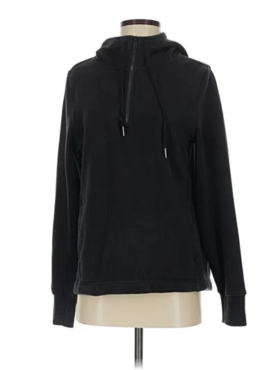 Pre-owned Athleta Pullover Hoodie In Black