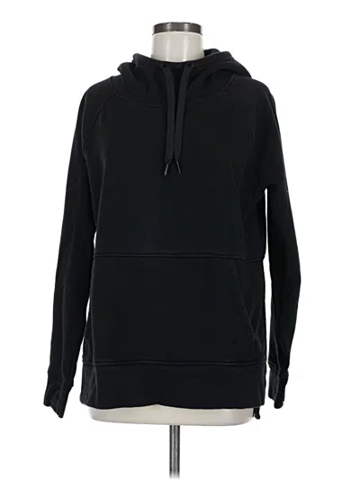 Pre-owned Athleta Pullover Hoodie In Black