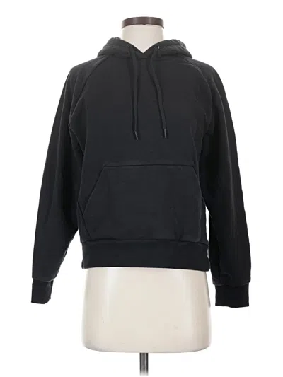 Pre-owned Athleta Pullover Hoodie In Black