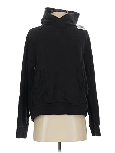 Pre-owned Athleta Pullover Hoodie In Black