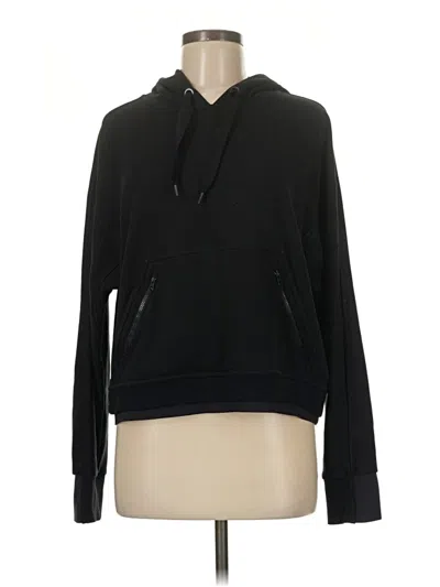 Pre-owned Athleta Pullover Hoodie In Black