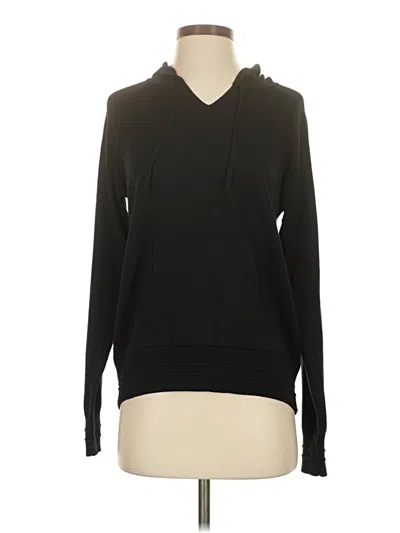 Pre-owned Athleta Pullover Hoodie In Black
