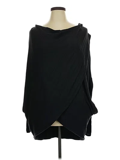 Pre-owned Athleta Pullover Hoodie In Black