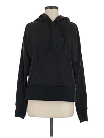Pre-owned Athleta Pullover Hoodie In Black