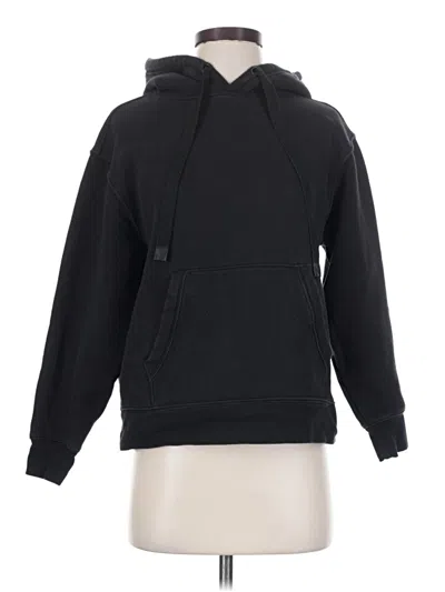 Pre-owned Athleta Pullover Hoodie In Black