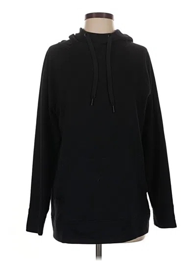 Pre-owned Athleta Pullover Hoodie In Black