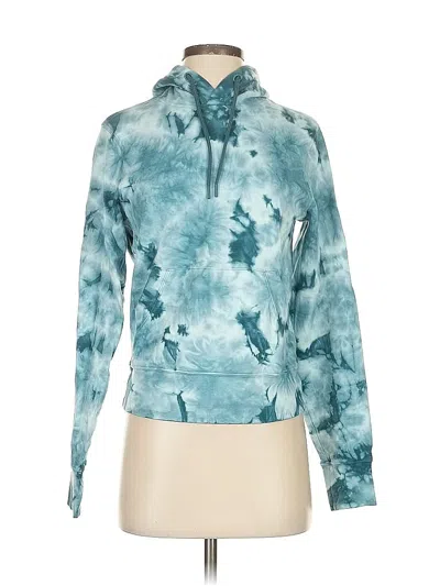 Pre-owned Athleta Pullover Hoodie In Blue