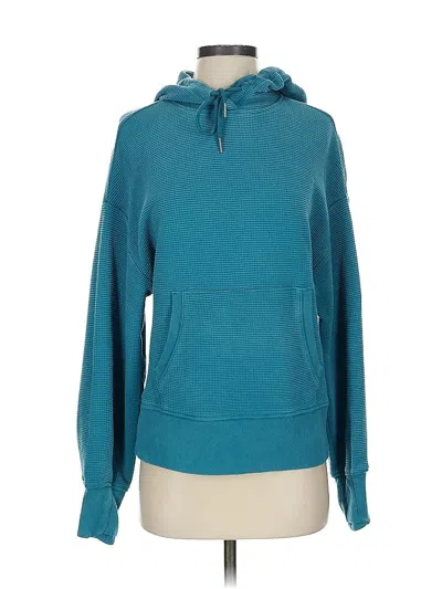 Pre-owned Athleta Pullover Hoodie In Blue