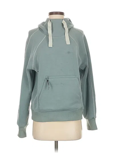 Pre-owned Athleta Pullover Hoodie In Blue